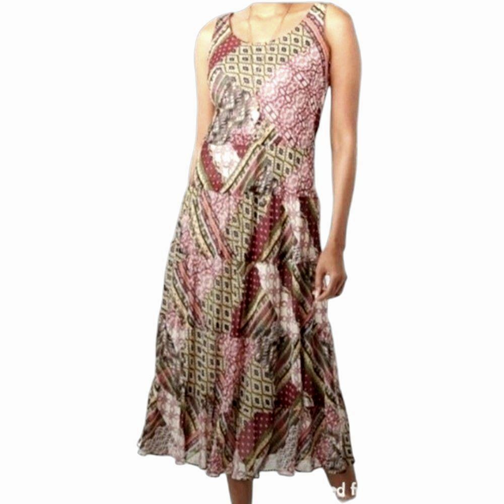 Tiered Boho Midi Dress (0803)